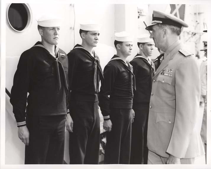 Rear Admiral Carl F. Espie Inspection